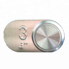 Stainless Steel Durable Elevator Push Button Anti-violence Button Elevator Parts